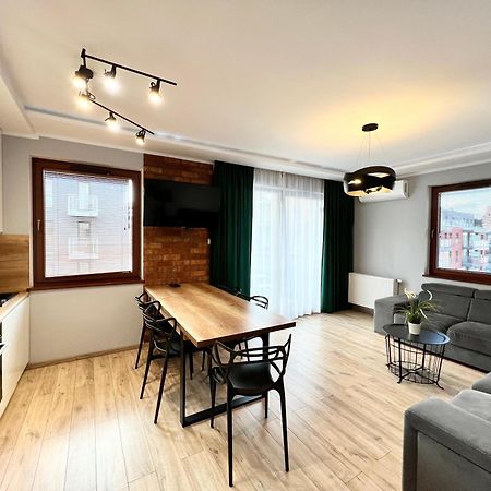 Stylish Apartment Oldtown Riverview Balcony Gdańsk Kültér fotó