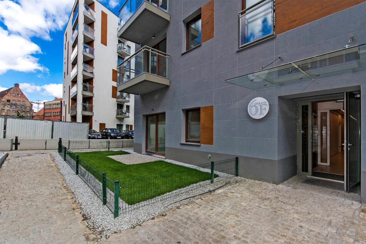 Stylish Apartment Oldtown Riverview Balcony Gdańsk Kültér fotó